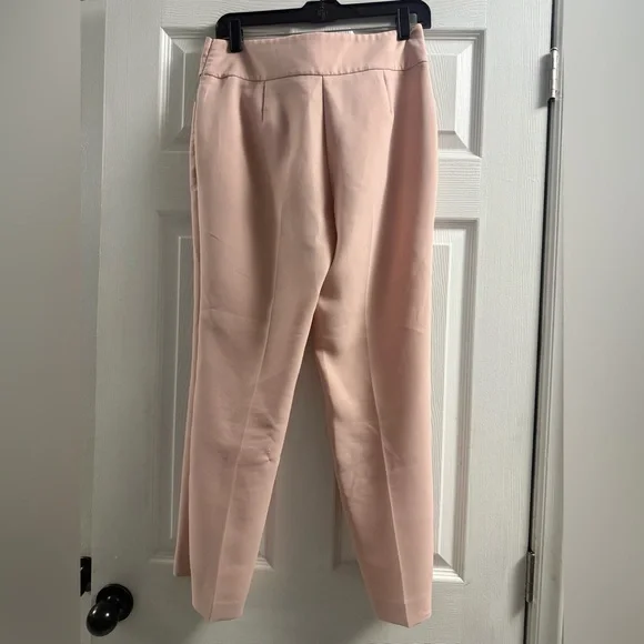 Ann Taylor Factory Light Pink Tie Front Trousers Size 8 - Picture 3 of 9